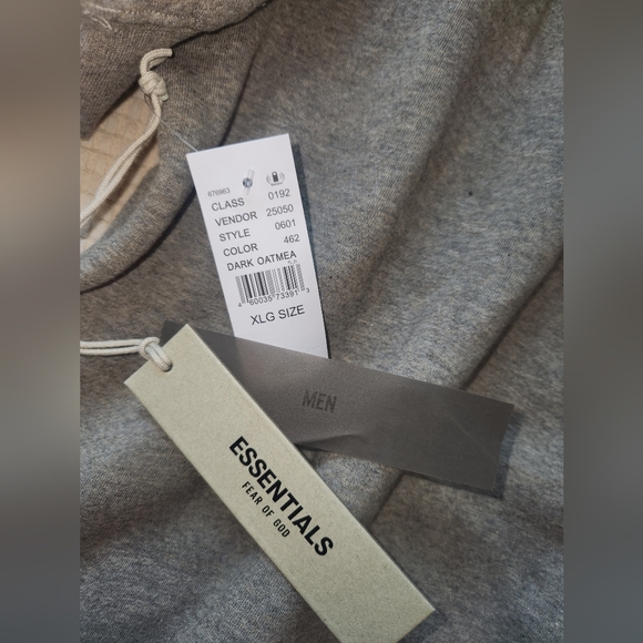 Essentials Gray Hoodie Jacket - Picture 8 of 11